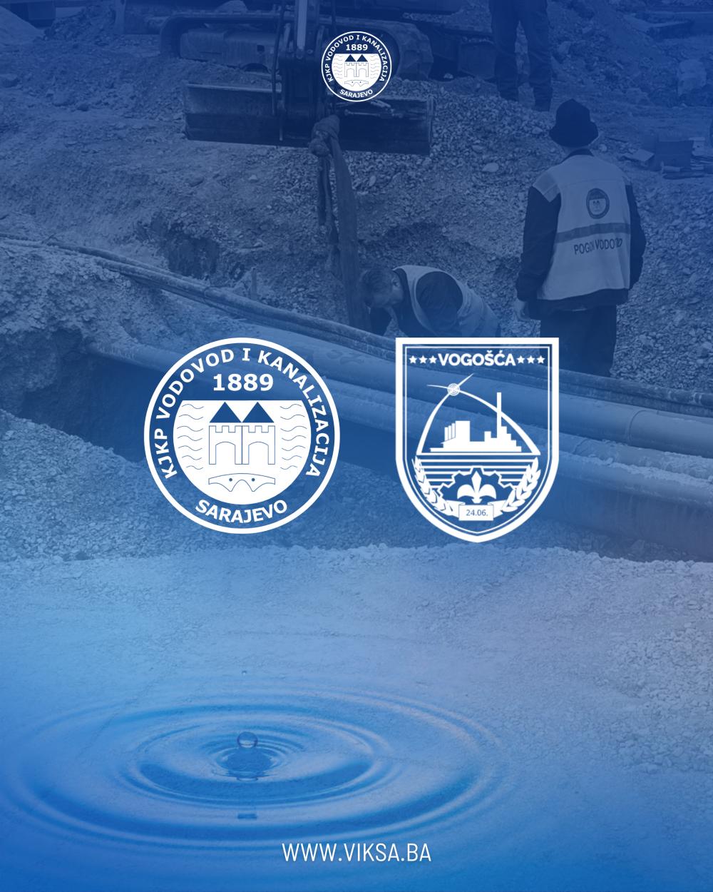 Unapređenje komunalne infrastrukture u Općini Vogošća: Izgradnja kanalizacione i vodovodne mreže u ulici Orahov brijeg