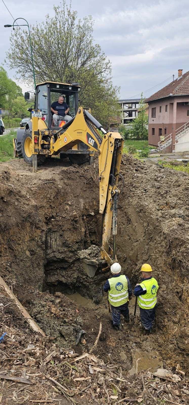 Radnici KJKP “Vodovod i kanalizacija” aktivno na terenu: kontinuirani radovi na unapređenju vodovodne mreže