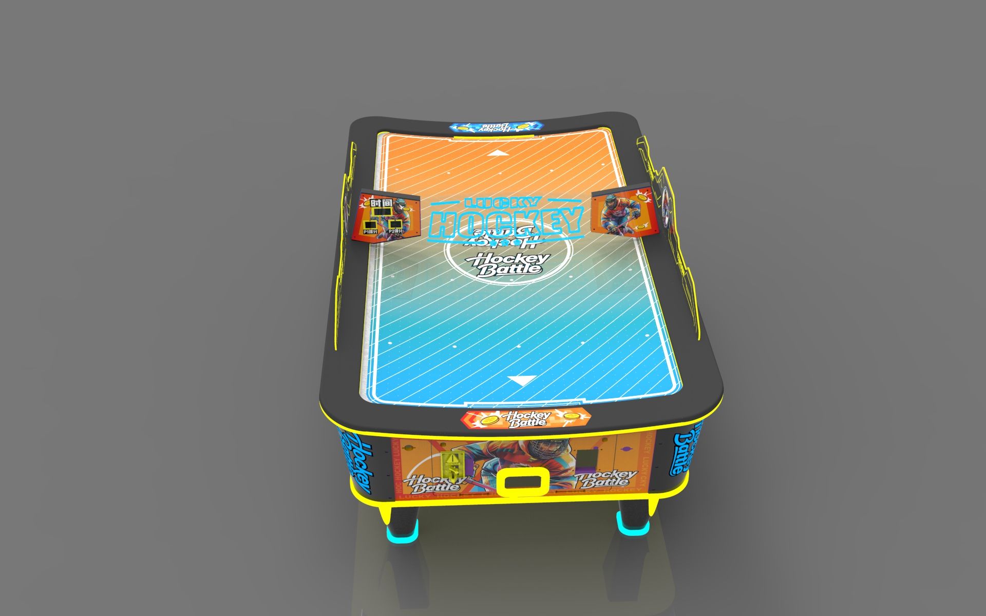 Airhockey Hockey Battle Curved Afbeelding