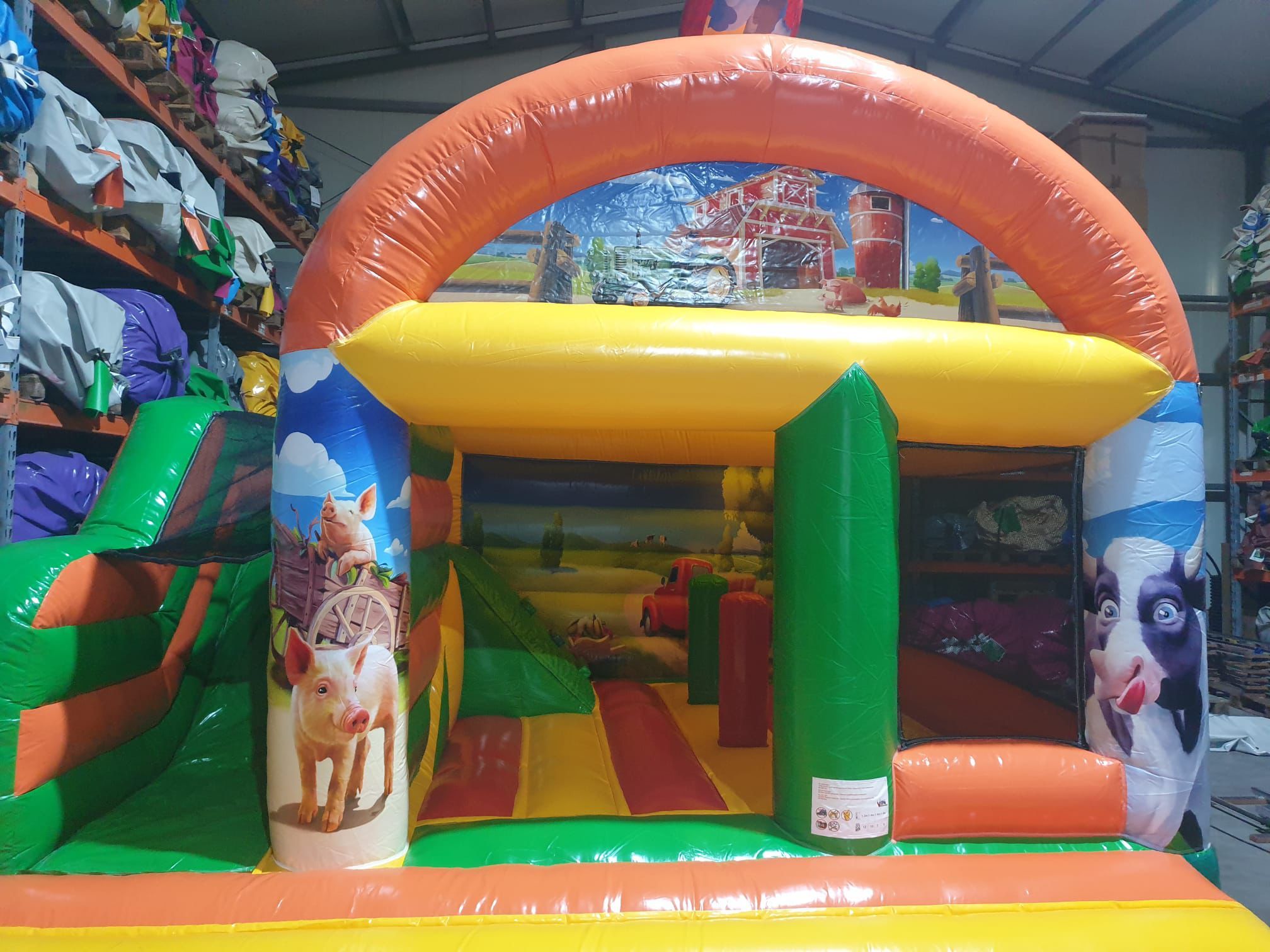 ViPa Bouncer Standard with Slide Farm Image