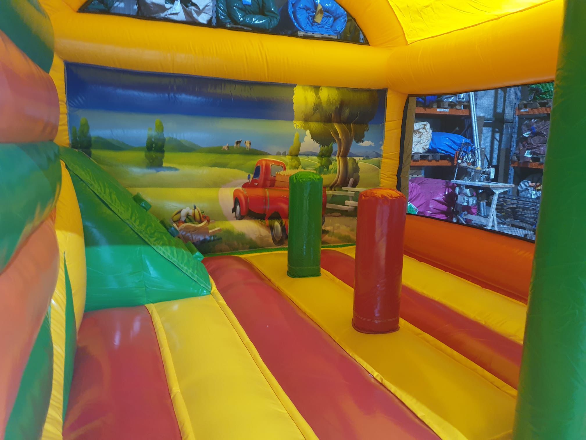 ViPa Bouncer Standard with Slide Farm Image