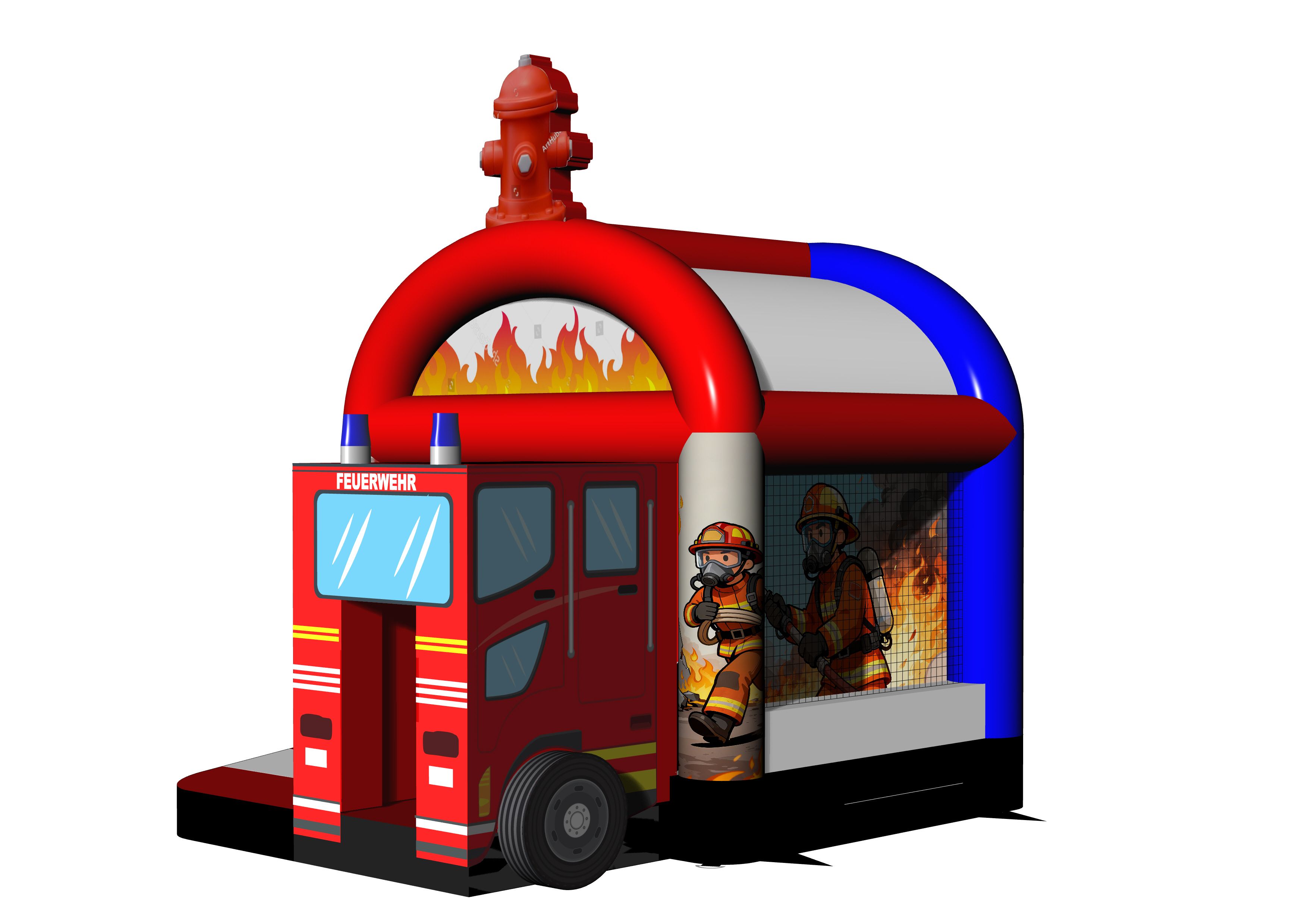 Multifun Mini Firetruck Afbeelding