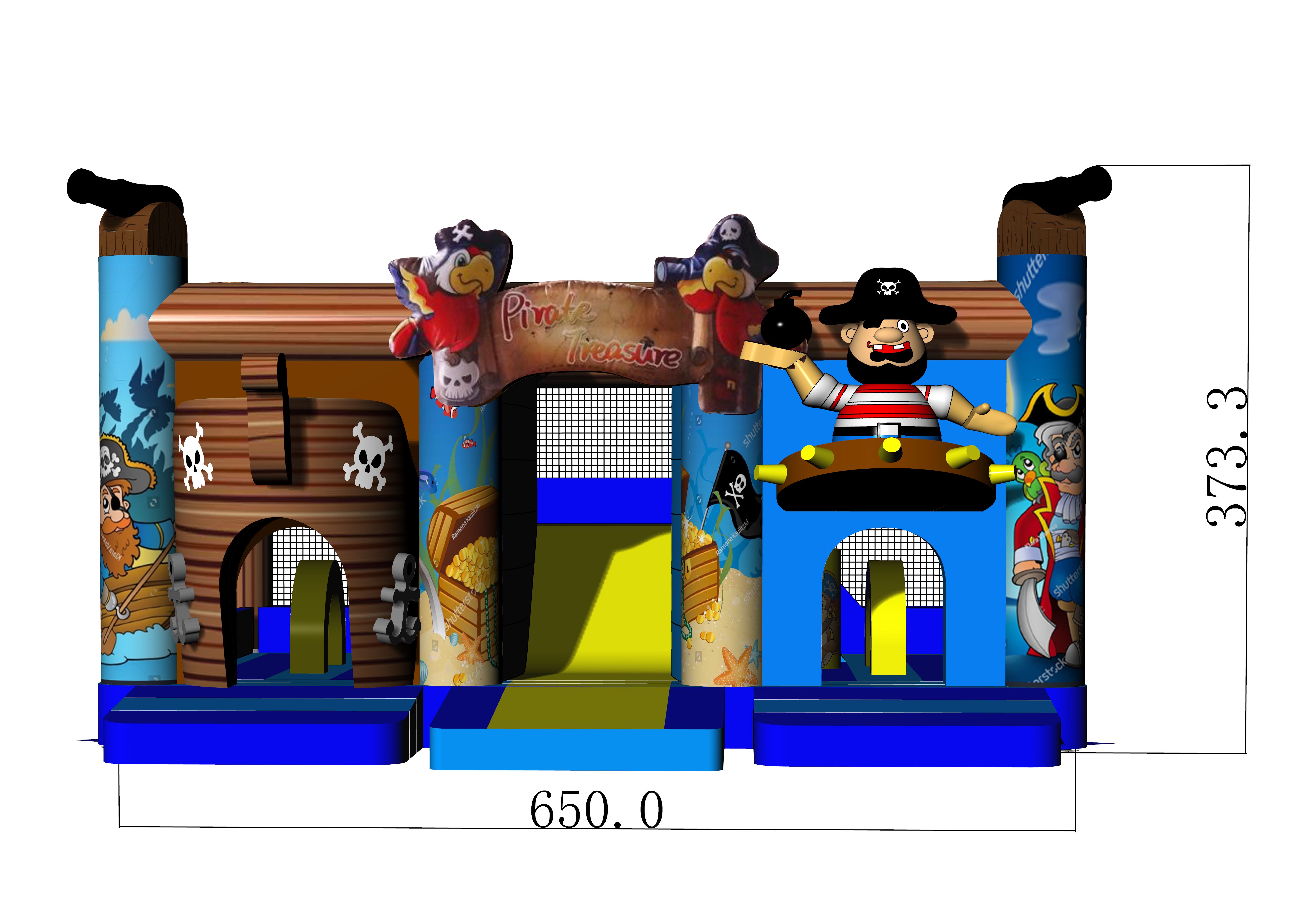 Multiplay Combo Maxi Pirate zonder Dak  Afbeelding