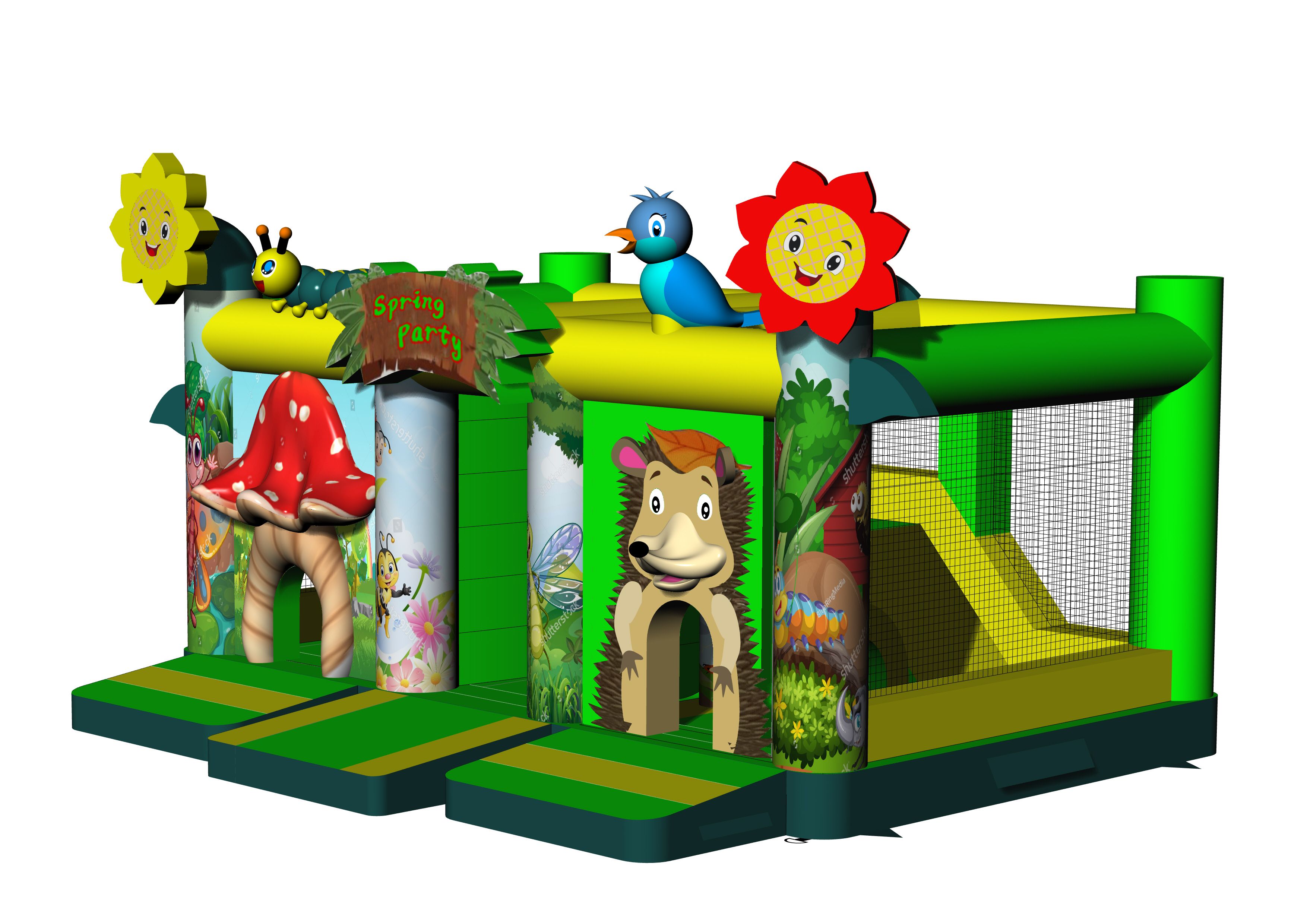 Multiplay Combo Maxi Spring zonder Dak Afbeelding