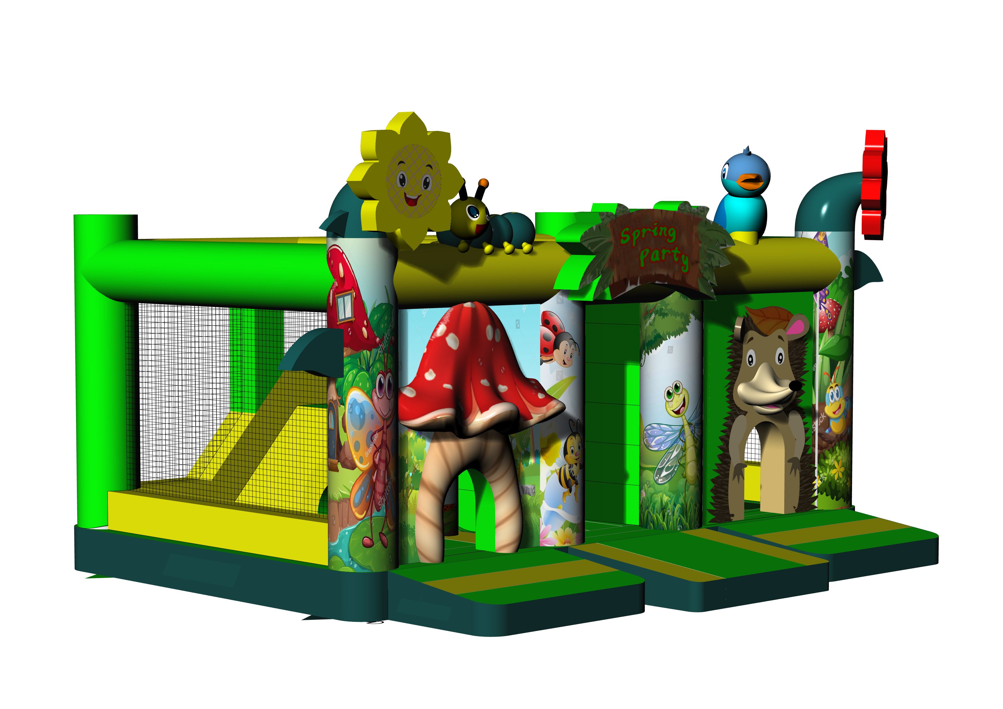 Multiplay Combo Maxi Spring zonder Dak