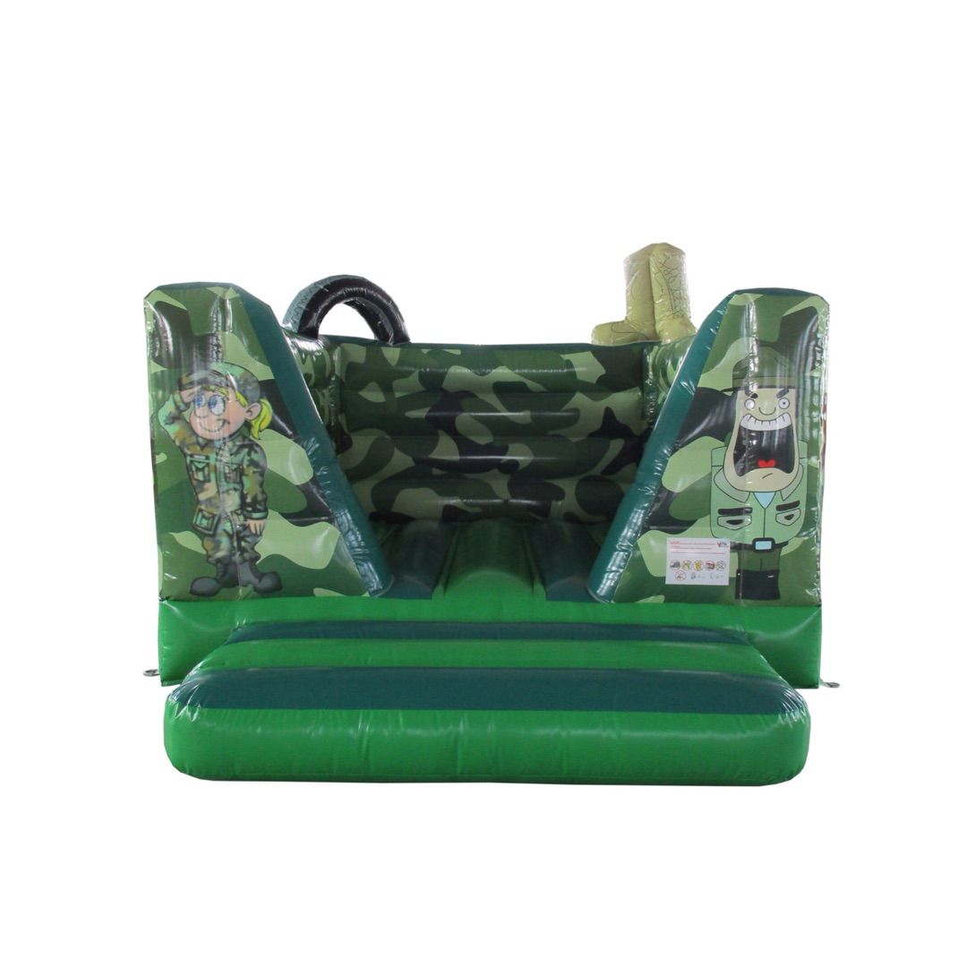 Hüpfburg Mini Army Bild