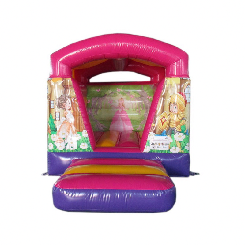 Springkussen XS Prinses met dak Afbeelding