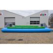 Levende Tafelvoetbal blauw groen Professioneel 14x8m  Afbeelding