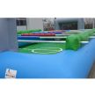 Levende Tafelvoetbal blauw groen Professioneel 14x8m  Afbeelding