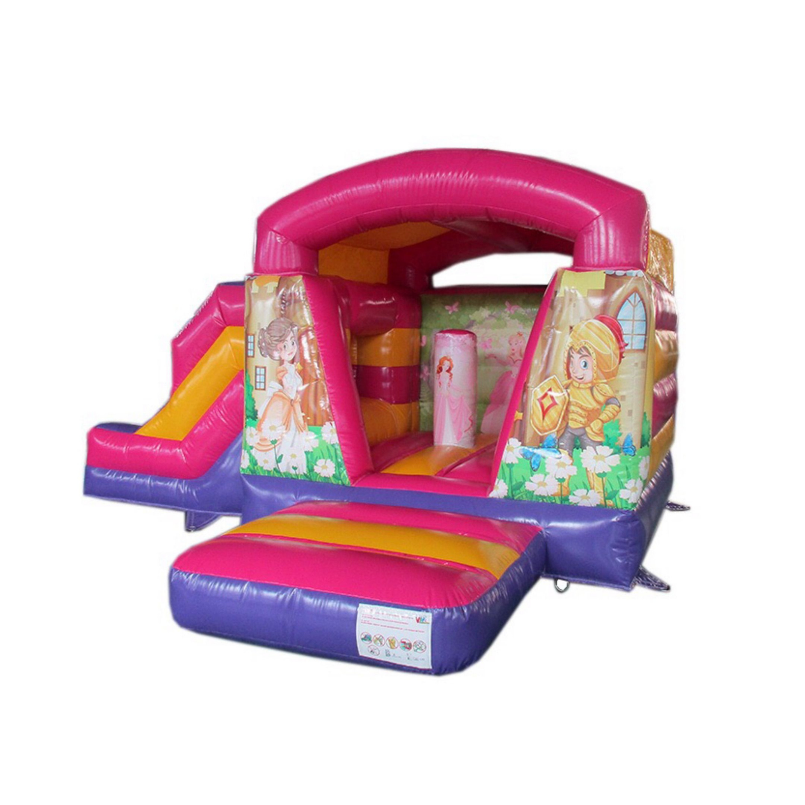 Springkussen XS Prinses met glijbaan