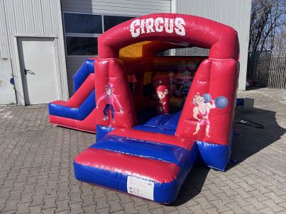 Springkussen XS Circus met glijbaan Afbeelding