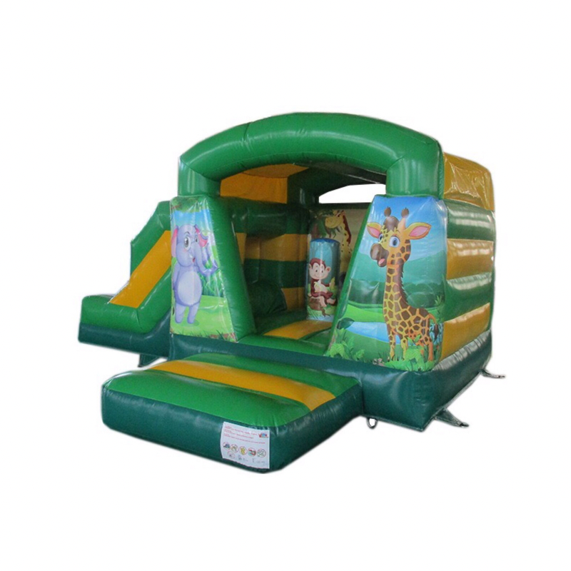 Springkussen XS Jungle met glijbaan