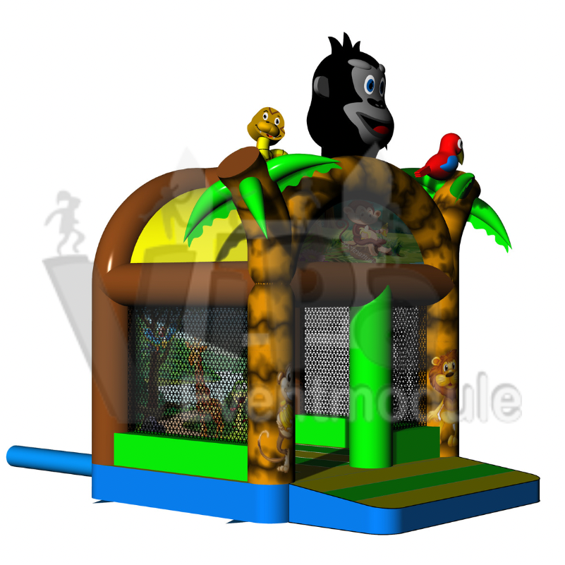 ViPa Hüpfburg Medi Dschungel  Bild