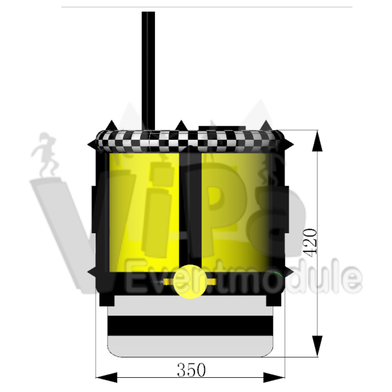 ViPa Bouncy Castle Medi Race Car Image