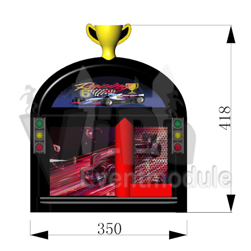 ViPa Bouncy Castle Medi Race Car Image