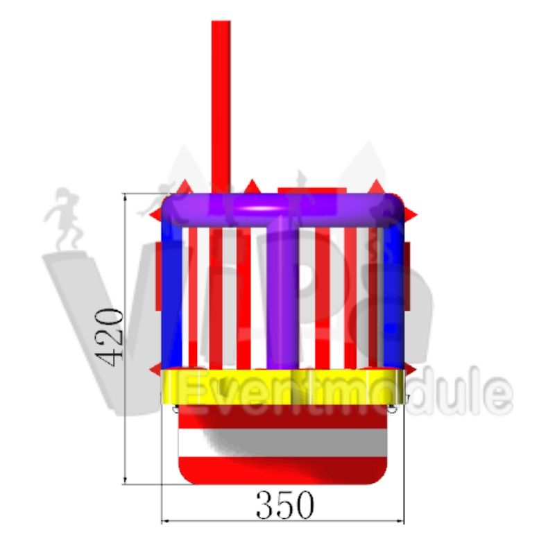 ViPa Springkussen Medi Circus Afbeelding