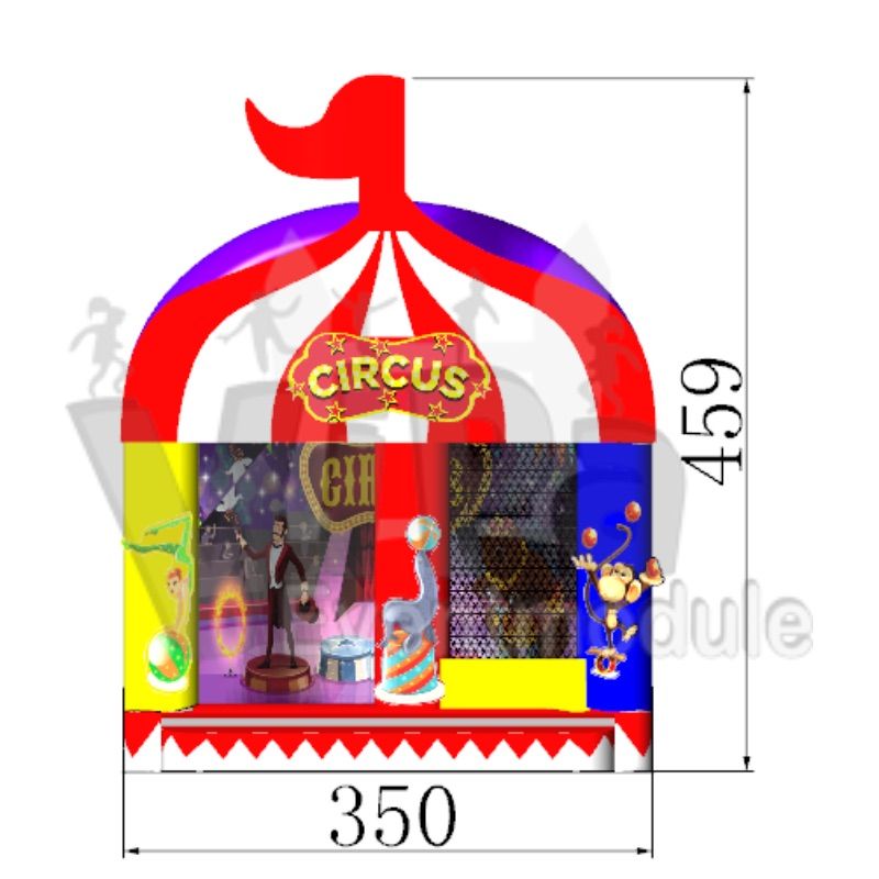 ViPa Springkussen Medi Circus Afbeelding