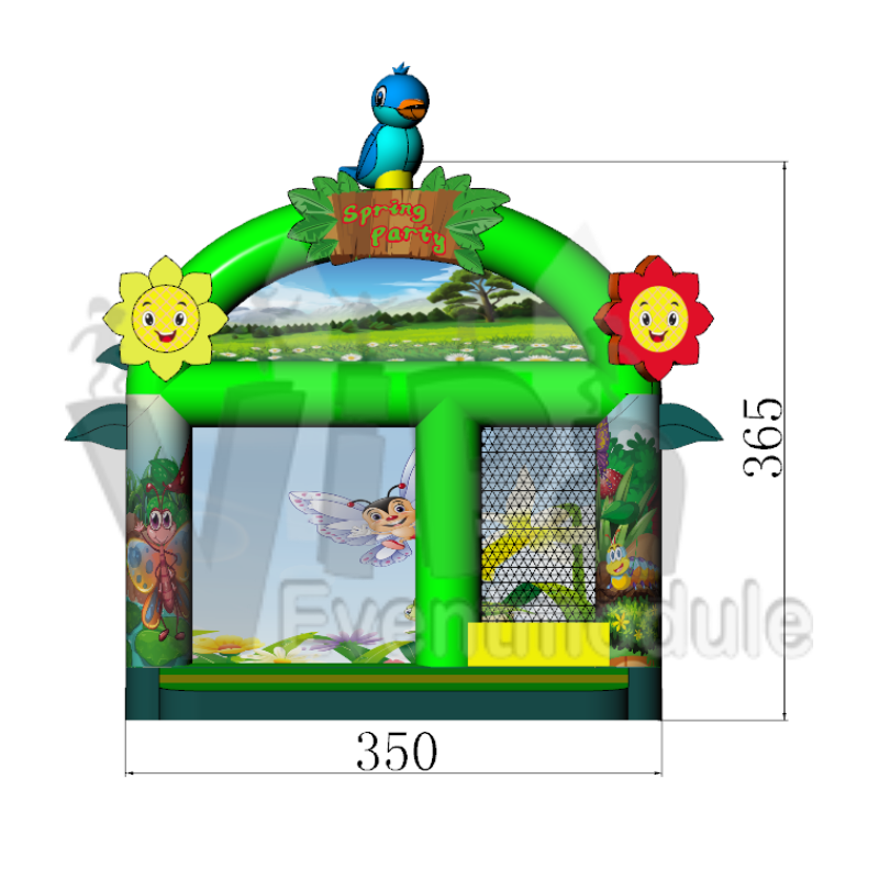 ViPa Hüpfburg Medi Frühling Bild