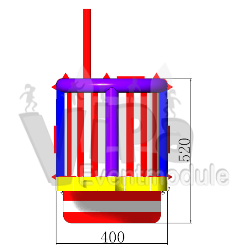 ViPa Springkussen Standaard Circus Afbeelding