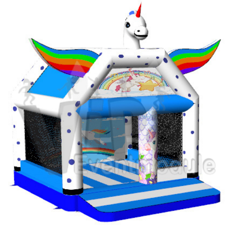 ViPa Hüpfburg Standard Einhorn