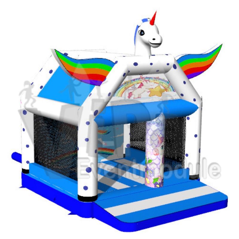 ViPa Hüpfburg Maxi Einhorn