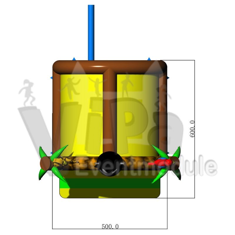 ViPa Hüpfburg Maxi Dschungel Bild
