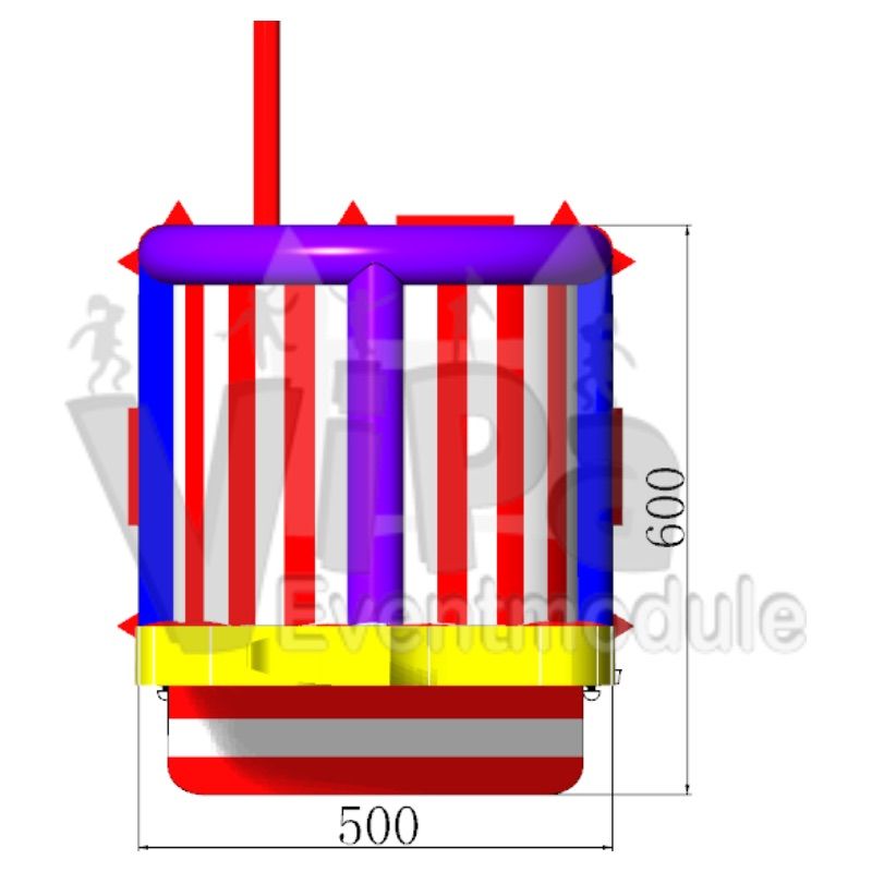 ViPa Hüpfburg Maxi Zirkus Bild