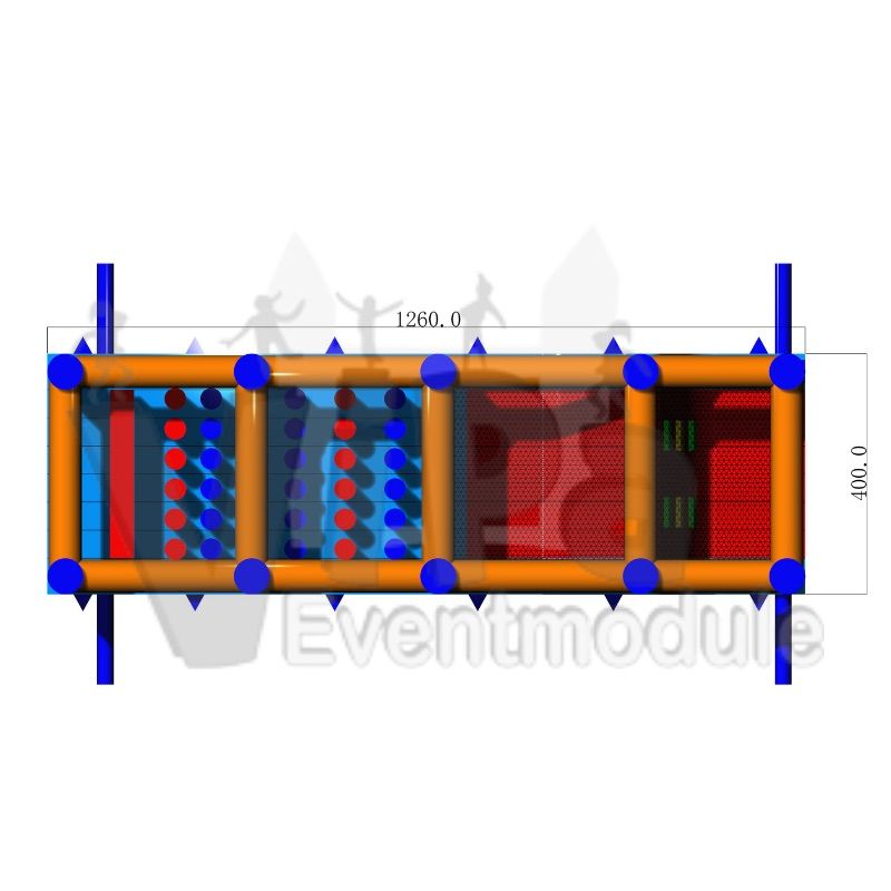 Klettern mit Säulen  Bild