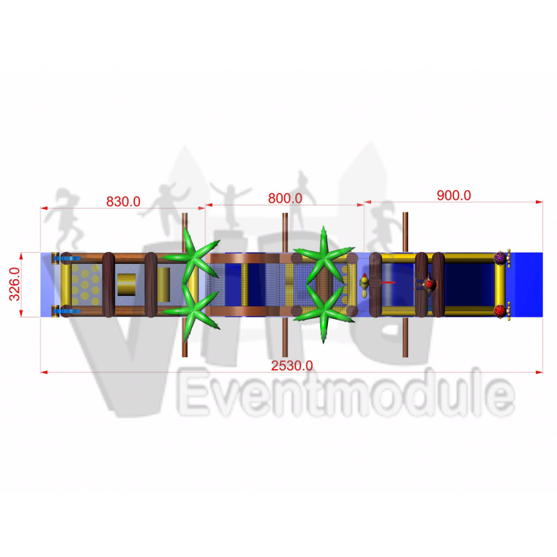 Hindernisbahn XXL Pirat Bild