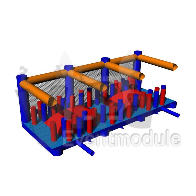 Sprungberge mit Säulen  Bild