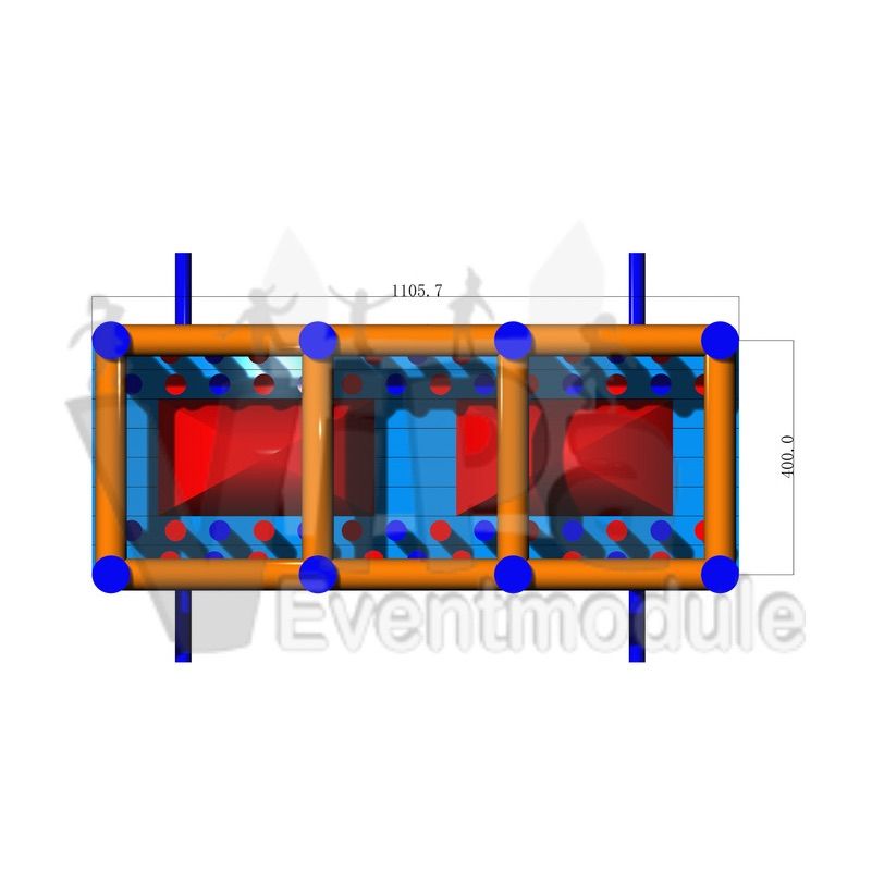 Sprungberge mit Säulen  Bild