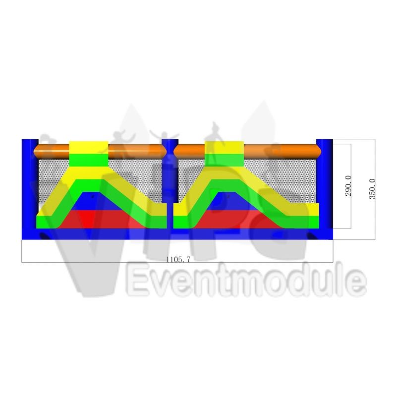 Kletterberge mit Rutschen  Bild