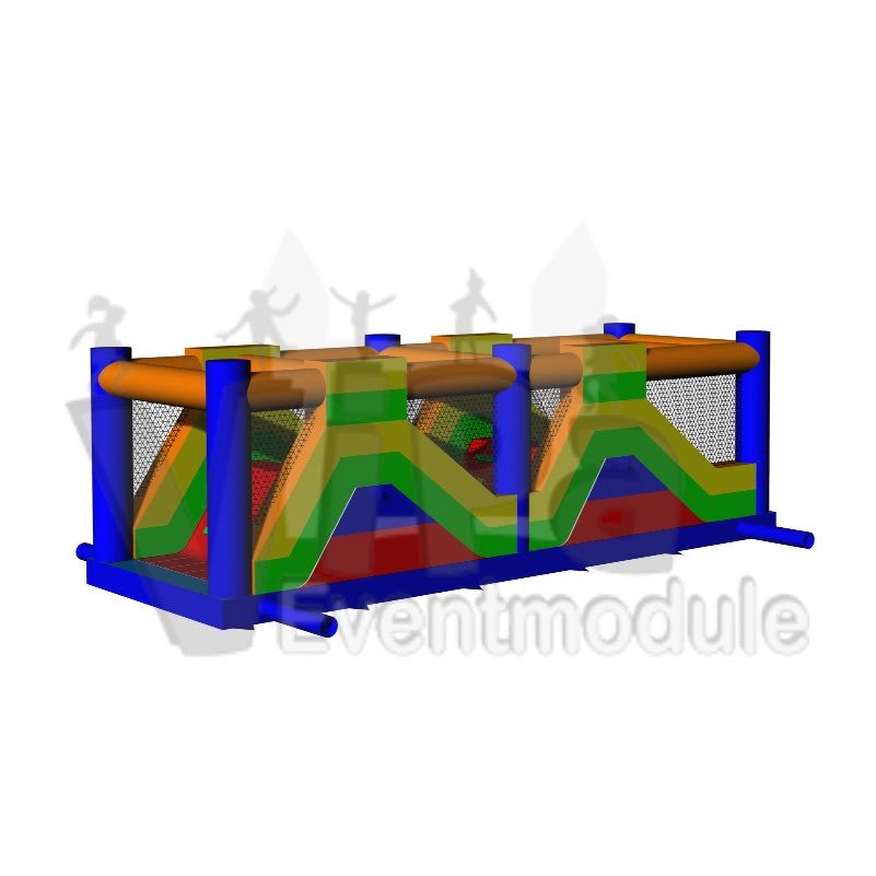 Kletterberge mit Rutschen 