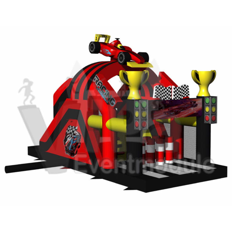 Mini Raceauto Track opblaasbaar