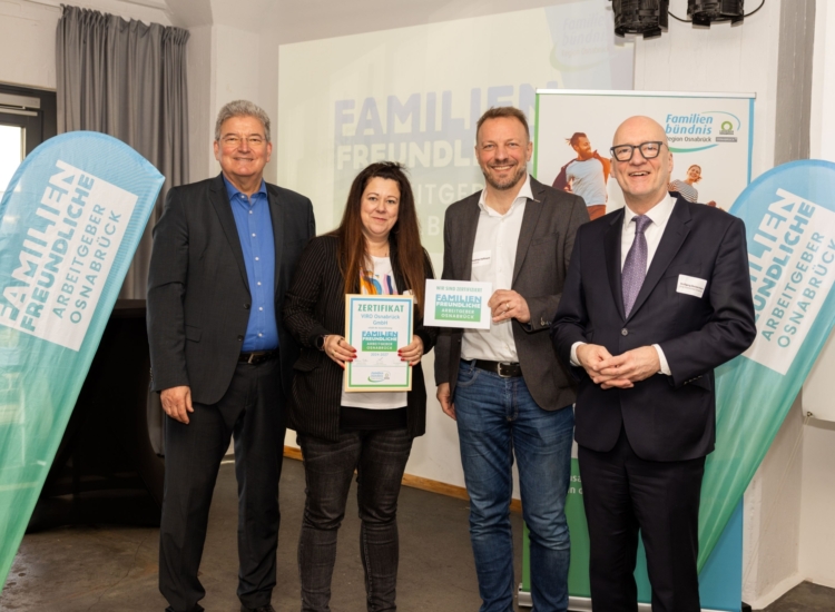 Featured image of Zertifiziert familienfreundlich - VIRO geht mit gutem Beispiel voran - VIRO ist als familienfreundlicher Arbeitgeber zertifiziert - VIRO DE