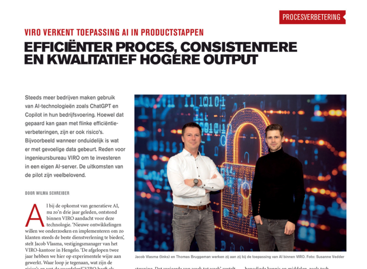 Featured image of Mens in control, AI als versneller: zo borgt VIRO kwaliteit én dataveiligheid - LINK1 26 VIRO 65 kl - Careers (NL/BE)