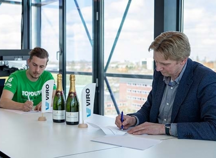 Project: VIRO tekent sponsorcontract met Top Dutch Solar Racing - VIRO NL/BE
