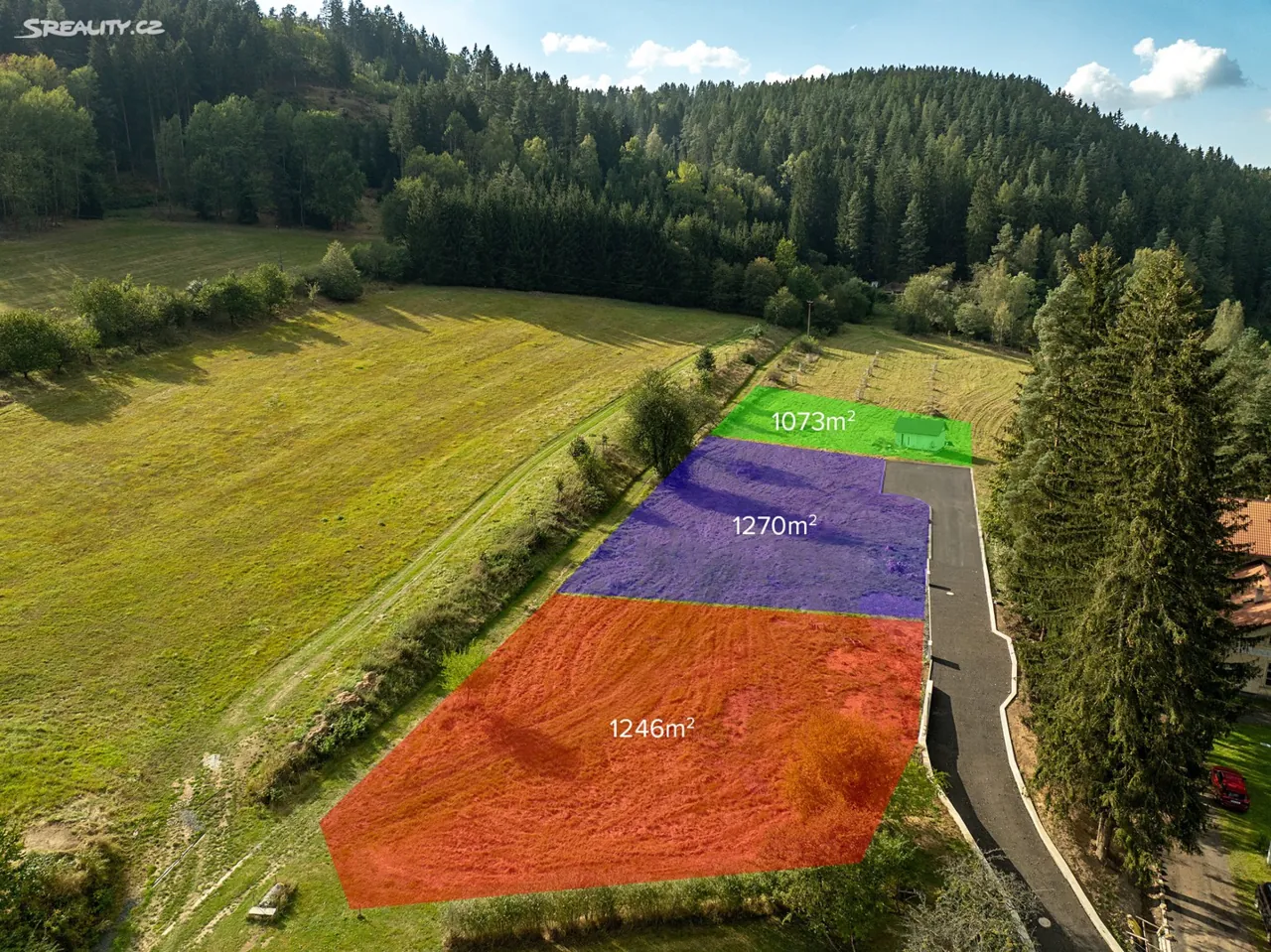 Fotografie nemovitosti: Prodej pozemku, Bydlení, 1236 m², Teplička