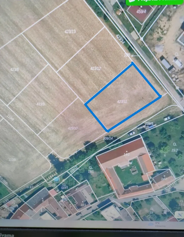 Fotografie nemovitosti: Prodej pozemku, Bydlení, Nové Syrovice