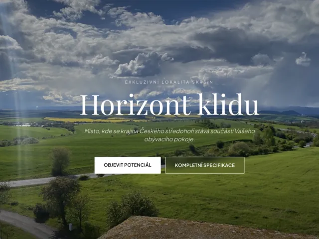 Fotografie nemovitosti: Skršín