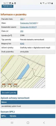 Fotografie nemovitosti: Čáslavsko