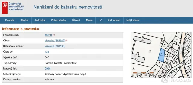 Fotografie nemovitosti: Vizovice