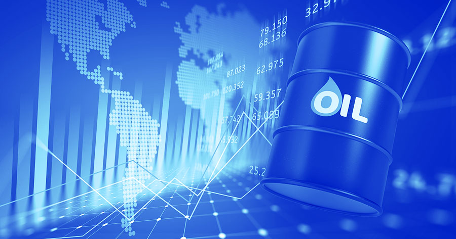 Commodity Trading - this image shows oil trading on the CMTrading app.
