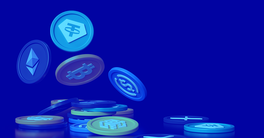 Cryptocurrency Trading: Don't miss out on the crypto wave. This image shows various cryptocurrencies and is related to an article by CMTrading.