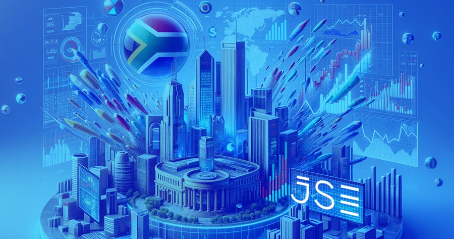 The Johannesburg Stock Exchange (JSE) stands as a beacon of financial activity in South Africa and the African continent. This images shows the JSE and is related to an article on stock trading by CMTrading.