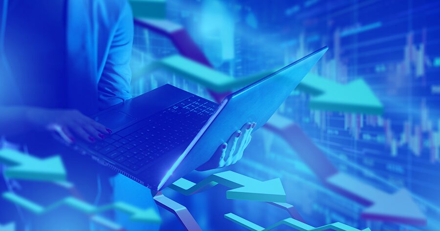 Online Trading in South Africa is your gateway to the financial markets and huge potential rewards. This image shows online trading and is related to an article by CMTrading.