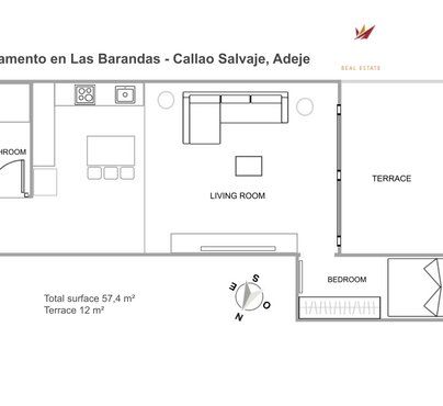 Appartement Las Barandas, Callao Salvaje, Adeje