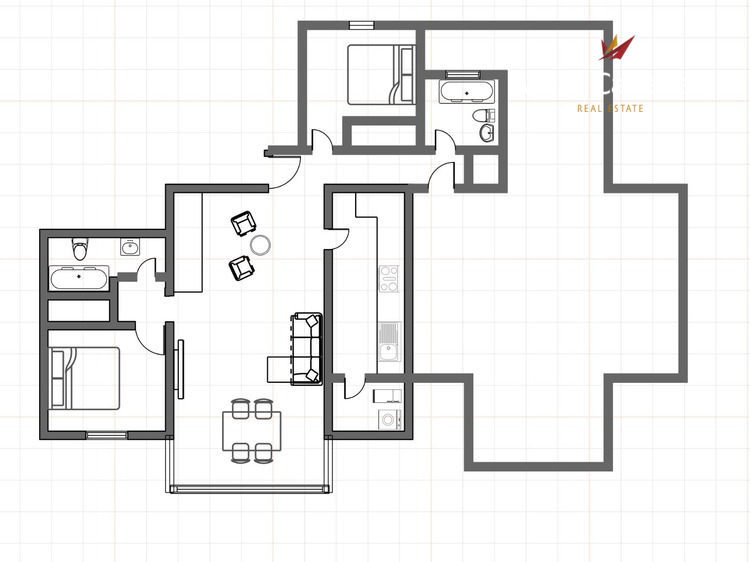 Апартамент Pueblo Poniente, Benidorm