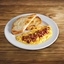 Scrambled eggs με bacon