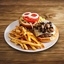 Mushroom & Swiss burger